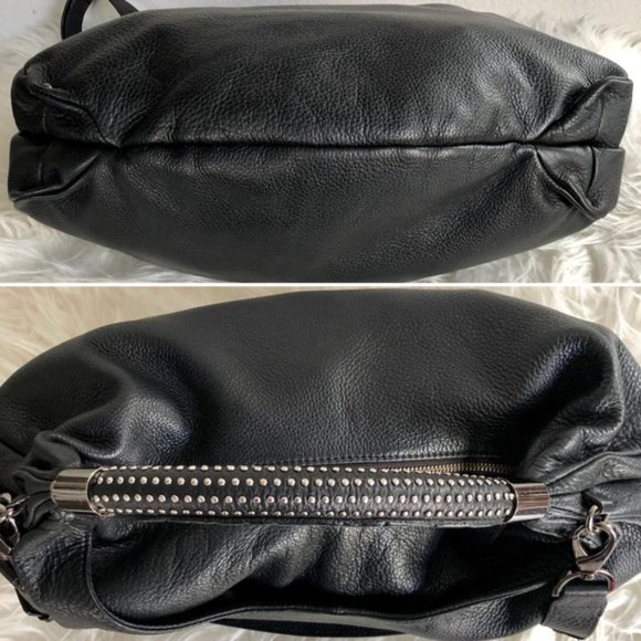 SOLD - KENNETH COLE | NO SLOUCH LEATHER SHOULDER BAG - Picture 4 of 8